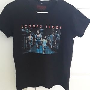 Stranger Things scoops troop shirt